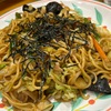豚バラにんにく焼きと焼きそば