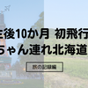  生後10か月 赤ちゃん連れ北海道旅行【旅の記録編】