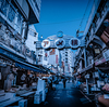 Lightroom プリセット "CYBER_BLUE_NIGHT" で現像処理した「アメ横」 #デジタルカメラマガジン
