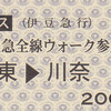 伊豆急行　　「第１８回伊豆急全線ウォーク参加券」　２