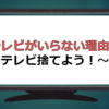 テレビがいらない理由
