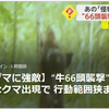 【クマイシス？！＝頻発するクマ被害……6／29－30　強敵？　牛66頭襲撃のOSO18よりさらに巨大なクマ出現】＃423