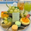 FRUiT(本町)🍈 2024 アーリーサマーアフタヌーンティーセット プレミアム/アメリカンチェリーのパフェ