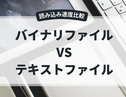 パフォーマンス検証：バイナリファイル vs テキストファイルの速度比較