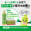  【３/１２】お〜いお茶　アンケートキャンペーン【 オープン / X 】