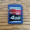 今日の一捨て　SDカード4GB