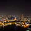 マリーナ ベイ サンズから見るシンガポール夜景