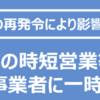 緊急事態宣言の再発令に伴う経産省の支援措置について