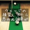 【ゴルフ】56度ウェッジの特訓してたら思わぬ効果が。