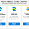 Windows10 Chromium版 EdgeがBeta版にバージョンアップしていました