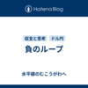 負のループ