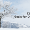 12月の目標 / Goals for December