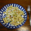 秋の味覚：長イモのパスタ③クリームソース