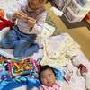 4歳と0歳　4月20日　仲良し、嬉しいよ。