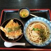 おろしうどんと天丼のセット