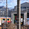 えちごトキめき鉄道ET127系V1編成（懐かしの新潟色）構内試運転