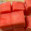 カットスイカを食べてなんとか体調を持ち直した