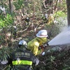 林野火災・悪路のホース延長（初任科総合訓練）