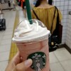 ピーチピンクフルーツフラペチーノ