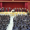 3年生を送る会（3月11日）