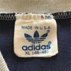 619 美品 ビンテージ adidas VネックTシャツ 80's 