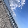 海で