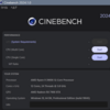 Cinebench 2024 が動かない！