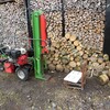 梅雨の前に、薪割も終わらせました。