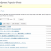 Wordpressで人気記事を表示する
