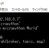 micropythonでmqtt