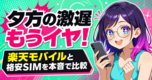 格安SIMから楽天モバイルへ乗り換え【2026年版】|夕方の遅さで挫折した社員が正直比較📱