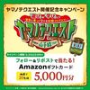 5/31まで！JR東日本東京感動線のXでAmazonギフトカード5000円分が当たるかも！