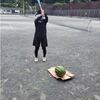 ソフトテニスの練習途中でスイカ割り（スマホの写真がパソコンに保存できなくなった～？）