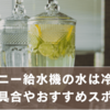  ディズニー給水機の水は本当に冷たい？現地レポとおすすめスポット