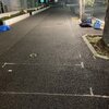 寒い夜間工事