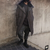 Recommend / " D.HYGEN " Wool x Linen High-Neck Long Down Coat