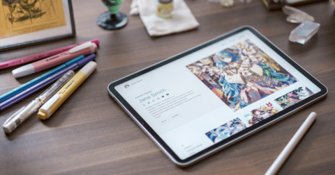 イラストレーターのためのポートフォリオサイトテンプレート「Illustfolio Lumina」を作った