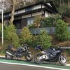 [オートバイクリスマスイブは古民家カフェでせいろそばを。