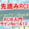 『先読みRCI』RCI6入門－サインNo.1&10