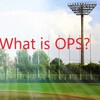 プロ野球のOPSとは何？