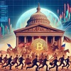 FRB決定前に揺れ動く仮想通貨市場 - トランプ陣営資金調達成功とロシアの新デジタル資産法承認