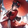 oil paper umbrella (油紙の傘) by Animagine XL V3.1