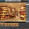 A virtual store can be developed by tagging it to the panorama shot ... - パノラマ写真にタグ付けした仮想店舗