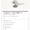 Notion による Google Form のリアルタイム集計 : Notion 解説(39)