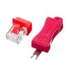 サンワサプライのRJ-45プラグロックはLANケーブルの爪の除去が必要