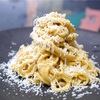 カルボナーラ風めんたまチーズパスタ〜麺つゆ卵のマリアージュ
