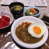 今朝もカレーと筋トレ少々