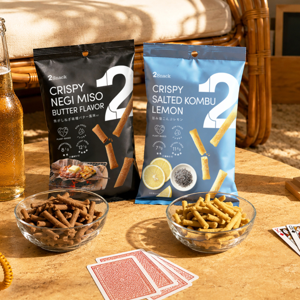 知ってる？話題の2foodsからギルトフリースナックの新味とセラミド配合のミネラルウォーターが登場