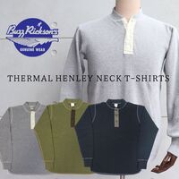 新品 L バズリクソンズ サーマルクルーネック 長袖Tシャツ BUZZ RICKSON'S バズリクソンズ サーマル クルーネック 長袖T