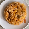 レンジ鍋で簡単！キムチチャーハンの作り方【火を使わず手軽に】
